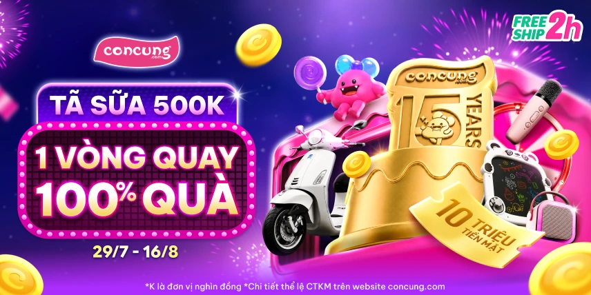 SINH NHẬT CON CƯNG TÃ SỮA CƠ HỘI TRÚNG VÀNG - 100% QUÀ
