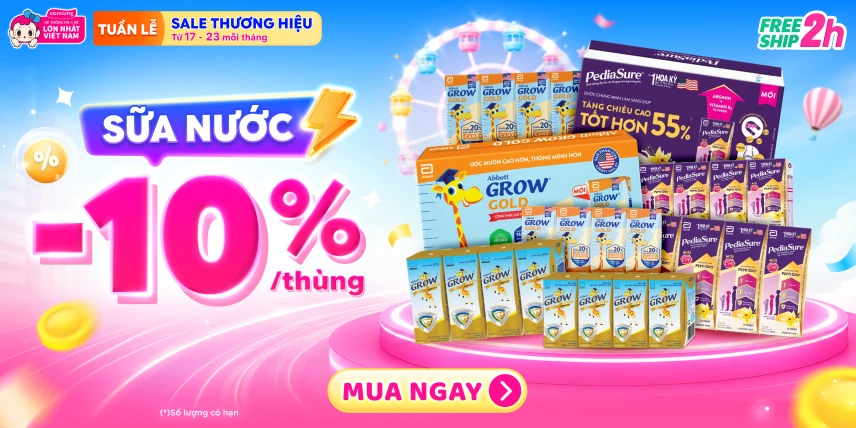 SIÊU SALE THƯƠNG HIỆU - TÃ SỮA GIẢM ĐẾN 30%