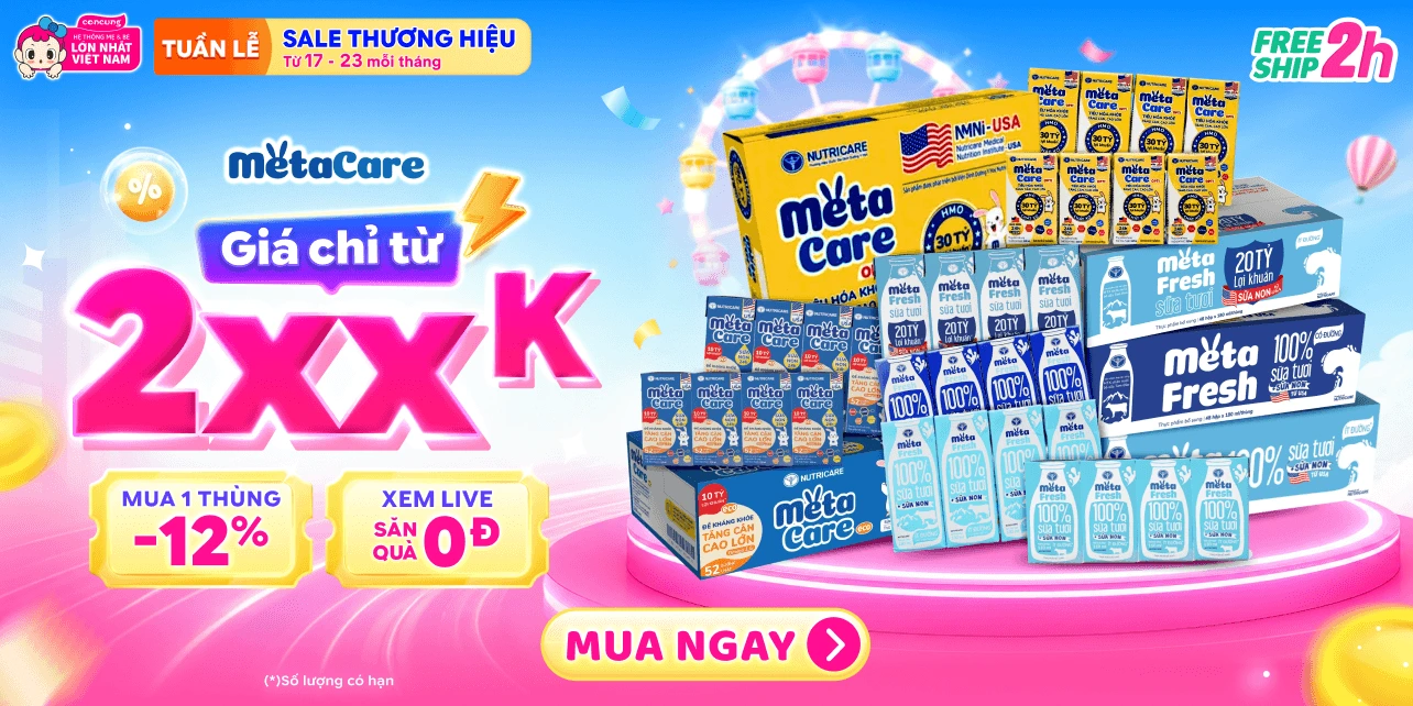 SIÊU SALE THƯƠNG HIỆU - TÃ SỮA GIẢM ĐẾN 30%