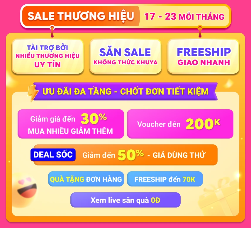 SIÊU SALE THƯƠNG HIỆU - TÃ SỮA GIẢM ĐẾN 30%