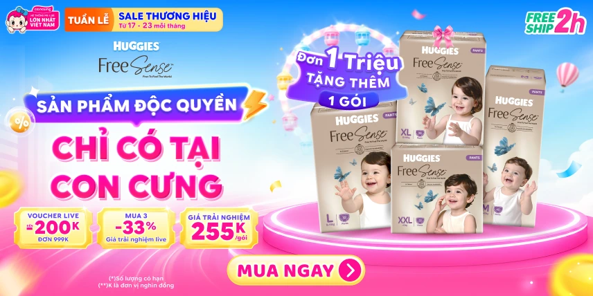SIÊU SALE THƯƠNG HIỆU - TÃ SỮA GIẢM ĐẾN 30%