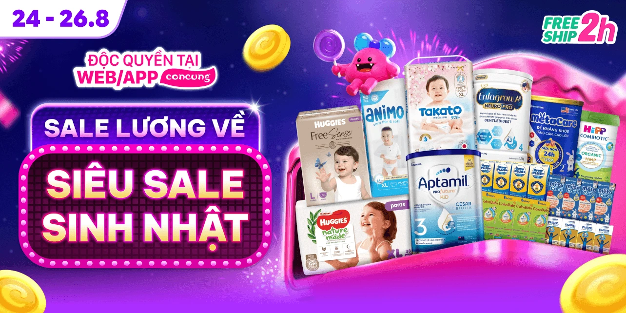 SALE LƯƠNG VỀ - SIÊU SALE SINH NHẬT